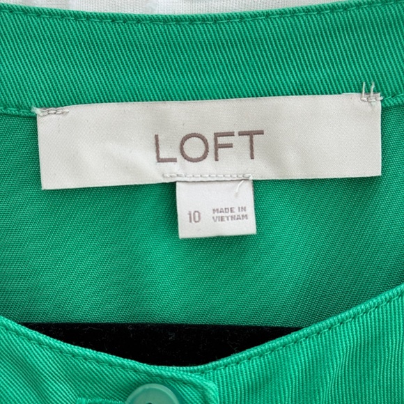 Loft Utility Midi Pocket Dress, Size 10 - Picture 5 of 10